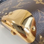 Louis Vuitton Alma BB Bag Monogram Canvas with Leather Trimmings and Metallic Corners