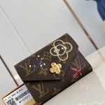 Louis Vuitton Vivienne Winter Holiday Sarah Wallet with Vivienne Button