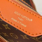 Louis Vuitton Speedy Bandoulière 30 M25915 Caramel / M25671 Black leather handbag