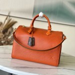 Louis Vuitton Speedy Bandoulière 30 M25915 Caramel / M25671 Black leather handbag