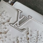 Louis Vuitton dynamic chip handbag black white M80082 M80083