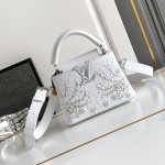Louis Vuitton dynamic chip handbag black white M80082 M80083