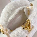Louis Vuitton Capusnow Bag with Removable Pom-Pom Charms