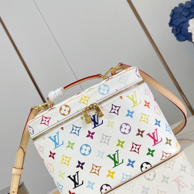 Louis Vuitton - Takashi Murakami Re-Edition Multicolor Monogram Top Handle Bag M28340