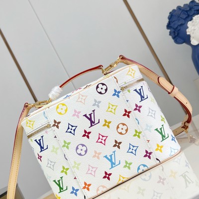 Louis Vuitton - Takashi Murakami Re-Edition Multicolor Monogram Top Handle Bag M28340