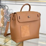 Louis Vuitton Steamer 30 Black Leather Handbag M27061 Front View