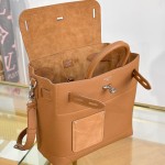 Louis Vuitton Steamer 30 Black Leather Handbag M27061 Front View