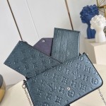 Louis Vuitton Pochette Félicie Chain Bag with snap button closure and detachable pockets