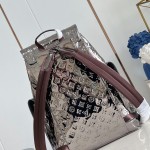Louis Vuitton Christopher Medium Backpack with Monogram Miroir Coated Canvas