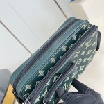 Louis Vuitton Trio Messenger Bag with Monogram Shadow Embossed Calf Leather