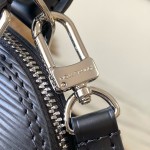 Louis Vuitton Alma BB M14433 Epi Leather handbag with embroidered jacquard shoulder strap