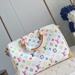Louis Vuitton Speedy Soft 30 Bag with Rainbow Monogram
