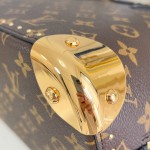 Louis Vuitton Trunk Alma Mini Handbag with Monogram Canvas and cowhide leather trims