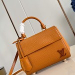 Louis Vuitton Cluny Mini Handbag in Epi Leather with Resin LV Logo