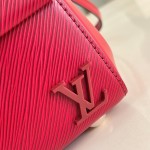Louis Vuitton Cluny Mini Handbag in Epi Leather with Resin LV Logo