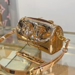 Louis Vuitton KEEPALL BANDOULIÈRE 25 M26903 Silver Gold Replica Handbag