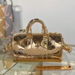 Louis Vuitton KEEPALL BANDOULIÈRE 25 M26903 Silver Gold Replica Handbag