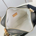 Louis Vuitton Nil Crossbody Bag with Monogram Heritage canvas and leather handle