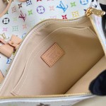 Louis Vuitton Neverfull MM x Takashi Murakami Edition with vibrant hues and cowhide leather accents