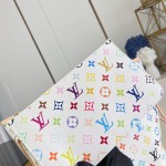 Louis Vuitton Neverfull MM x Takashi Murakami Edition with vibrant hues and cowhide leather accents