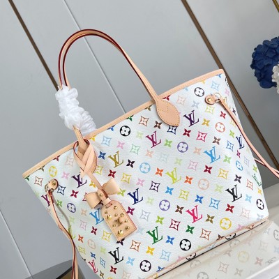 Louis Vuitton - Neverfull MM x Takashi Murakami Edition
