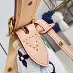 Louis Vuitton LV x TM Carryall East West Handbag with vibrant hues and cowhide leather accents