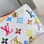 Louis Vuitton LV x TM Carryall East West Handbag with vibrant hues and cowhide leather accents