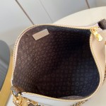 Louis Vuitton Multipass Handbag with Monogram canvas and woven chain strap