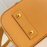 Louis Vuitton Alma BB Handbag with Damier Ebene Canvas and Toron Leather Handles