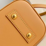 Louis Vuitton Alma BB Handbag with Damier Ebene Canvas and Toron Leather Handles