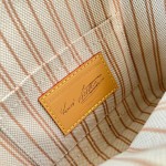 Louis Vuitton Alma BB Handbag with Damier Ebene Canvas and Toron Leather Handles