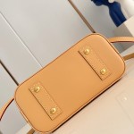 Louis Vuitton Alma BB Handbag with Damier Ebene canvas and leather key pouch