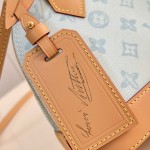 Louis Vuitton Alma BB Handbag with Damier Ebene Canvas and Toron Leather Handles