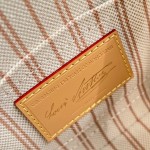 Louis Vuitton Alma BB Handbag with Damier Ebene canvas and leather key pouch