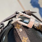 Louis Vuitton Express Mini Handbag in Black with Monogram Saga and Key Pouch