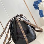 Louis Vuitton Express Mini Handbag in Black with Monogram Saga and Key Pouch