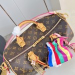 Louis Vuitton Speedy Soft 30 Crafty Monogram handbag front view