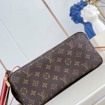 Louis Vuitton M41001 Neverfull Small Tote in Monogram Canvas with Steel Hardware
