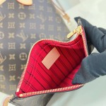 Louis Vuitton M41001 Neverfull Small Tote in Monogram Canvas with Steel Hardware