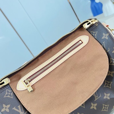 Louis Vuitton-  M46980 Speedy Bandoulière 30 Monogram Canvas Handbag with Steel Hardware
