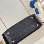 Louis Vuitton Mahina Boundless M13179 Light Coffee Black Leather Replica Tote