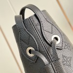 Louis Vuitton Mahina Boundless M13179 Light Coffee Black Leather Replica Tote