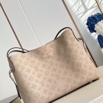 Louis Vuitton Mahina Boundless M13179 Light Coffee Black Leather Replica Tote