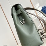 Louis Vuitton Steamer Backpack M26852 Green LV Touch Leather