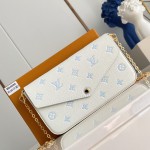 Louis Vuitton M28127 Pochette Félicie Sweet Escape Monogram Empreinte leather chain bag