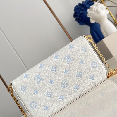 Louis Vuitton - M28127 Pochette Félicie Sweet Escape Monogram Empreinte Leather Chain Bag