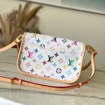 Louis Vuitton Diane Mini with Leather Trim, Studs, and Detachable Strap