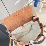 Louis Vuitton Steamer 40 M26019 Workwear Collection Suede Leather Replica Handbag
