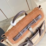 Louis Vuitton Steamer 40 M26019 Workwear Collection Suede Leather Replica Handbag