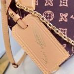 Louis Vuitton M28105 Alma Trunk BB Monogram Origine leather chain handbag
